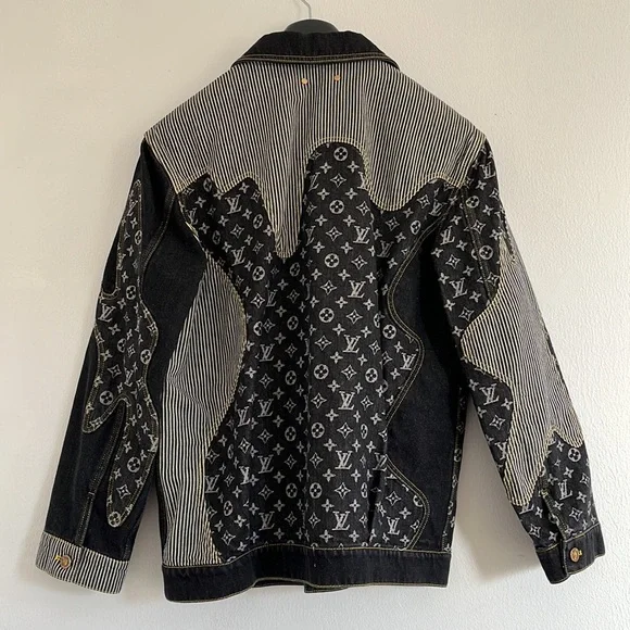 Louis Vuitton x Nigo Monogram Denim Workwear Jacket - Picture 4 of 7